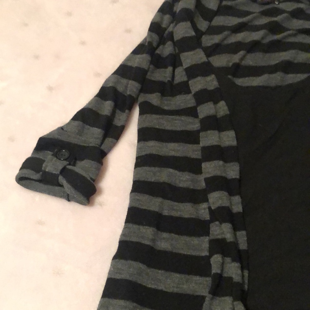 Black & Grey Striped shirt